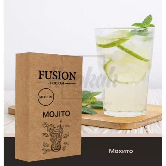 Тютюн Fusion Medium Mojito (Мохіто) 100 гр Тютюн Fusion Medium Mojito (Мохіто) 100 гр