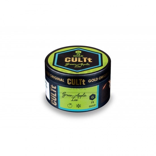  Заправка CULTt #C75 Green Apple Ice (Зеленое Яблоко Айс) 100 g.