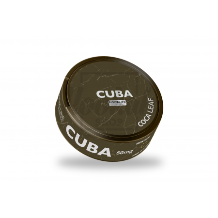 Снюс Cuba Black Coca Leaf" 43 mg/pouch 66 mg/g (Солодка Кока)
