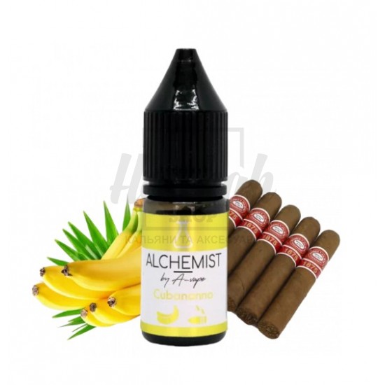Рідина Alchemist Cubanana (Тютюн Банан) 10мл 5% Рідина Alchemist Cubanana (Тютюн Банан) 10мл 5%