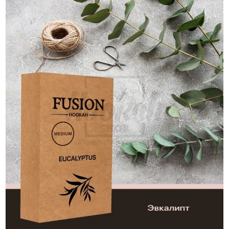 Тютюн Fusion Medium Eucalyptus (Евкаліпт) 100 гр Тютюн Fusion Medium Eucalyptus (Евкаліпт) 100 гр