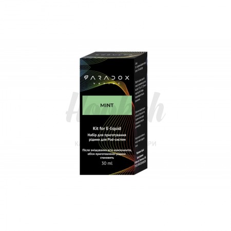 Набір Paradox Vaping Mint (М'ята) 30ml/50mg Salt Nic Набір Paradox Vaping Mint (М'ята) 30ml/50mg Salt Nic