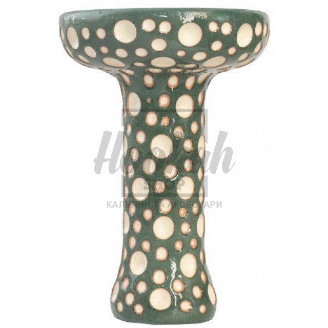 Чаша Etna Phunnel Dot Glaze Dark Green Чаша Etna Phunnel Dot Glaze Dark Green