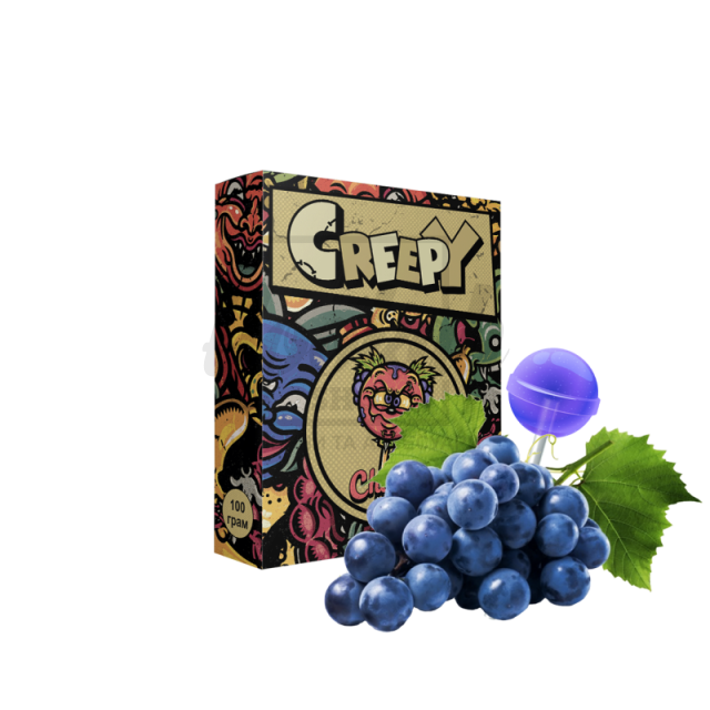 Тютюн Creepy Grape Chupa (Виноградний Чупа Чупс) 100 гр Тютюн Creepy Grape Chupa (Виноградний Чупа Чупс) 100 гр