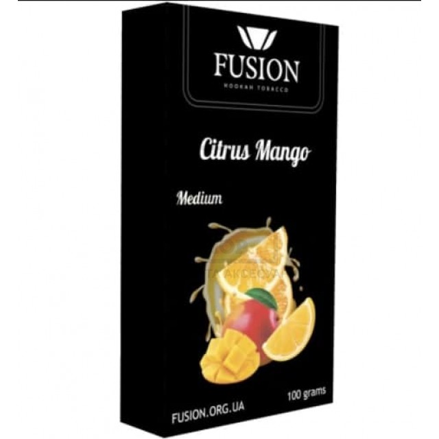 Тютюн Fusion Medium Citrus Mango (Цитрус Манго) 100 гр Тютюн Fusion Medium Citrus Mango (Цитрус Манго) 100 гр