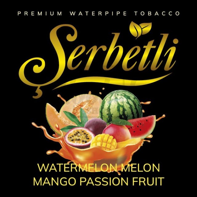 Тютюн Serbetli Watermelon Melon Mango Passion Fruit (Кавун Диня Манго Маракуя) 500 гр Тютюн Serbetli Watermelon Melon Mango Passion Fruit (Кавун Диня Манго Маракуя) 500 гр