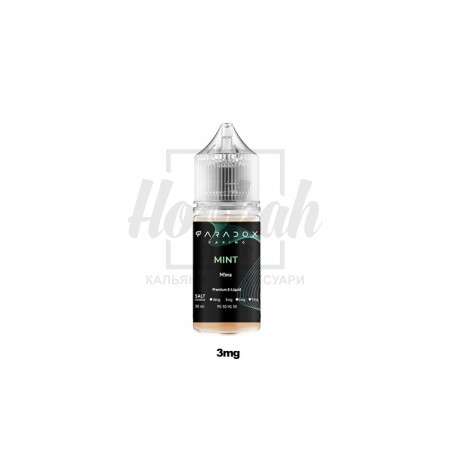 Жидкость Paradox Vaping Mint (Мята) 30ml/30mg Salt Nic Жидкость Paradox Vaping Mint (Мята) 30ml/30mg Salt Nic