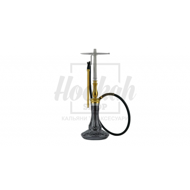 Кальян Oduman Sahra Gold Black Glass Кальян Oduman Sahra Gold Black Glass