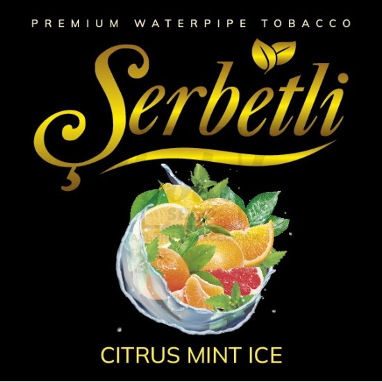 Тютюн Serbetli Ice Citrus Mint (Цитрус М'ята Лід) 100гр Тютюн Serbetli Ice Citrus Mint (Цитрус М'ята Лід) 100гр