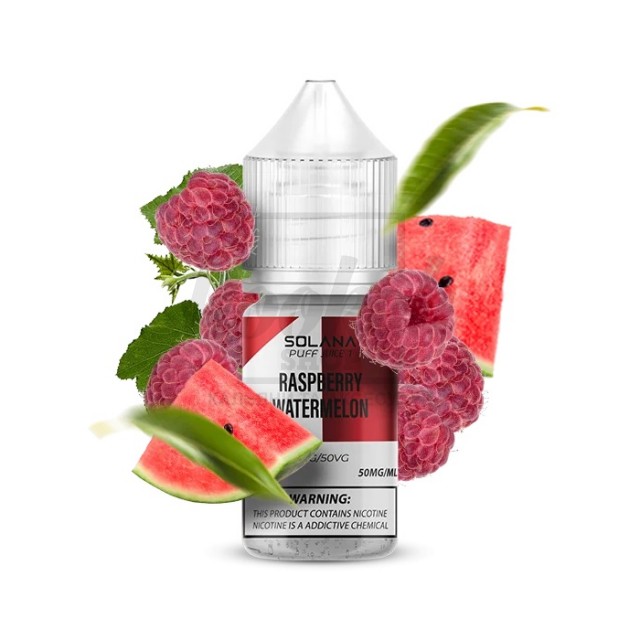Рідина SOLANA LIQUID 5% 30мл Raspberry Watermelon (малина кавун) Рідина SOLANA LIQUID 5% 30мл Raspberry Watermelon (малина кавун)