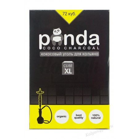 Вугілля кокосове Panda (Панда) 1 кг. 72 шт. Вугілля кокосове Panda (Панда) 1 кг. 72 шт.