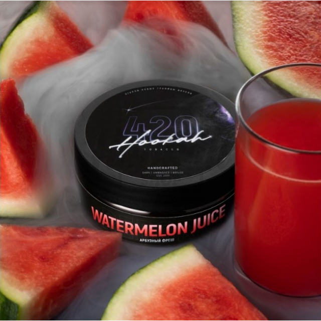 Тютюн 4:20 Watermelon Juice (Кавуновий Сік) 100 гр Тютюн 4:20 Watermelon Juice (Кавуновий Сік) 100 гр