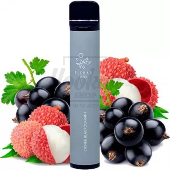 Електронна сигарета Elf Bar 1500 Lychee blackcurrant (Лічі Ожина) Електронна сигарета Elf Bar 1500 Lychee blackcurrant (Лічі Ожина)