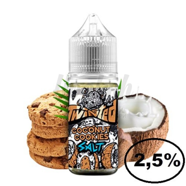 Рідина Twisted Coconut Cookie (Кокосове Печиво) 30мл 2,5% Рідина Twisted Coconut Cookie (Кокосове Печиво) 30мл 2,5%