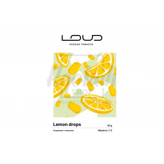  Заправка Loud Lite Lemon Drops (Леденцы с Лимоном) 50 g.