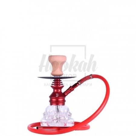 Кальян Yahya Skull червоний