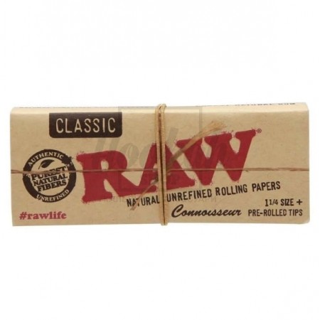 Папір для самокруток RAW Connoisseur 1¼" + Pre-Rolled