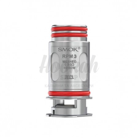 Випарник Smok RPM 3 Meshed 0.15Ω Coil Випарник Smok RPM 3 Meshed 0.15Ω Coil