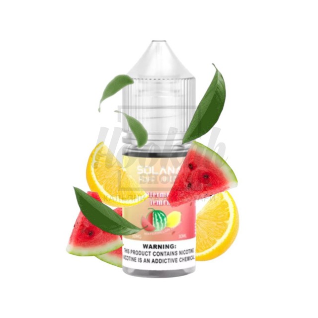 Рідина SOLANA LIQUID 5% 30мл Watermelon Lemon (кавун лимон) Рідина SOLANA LIQUID 5% 30мл Watermelon Lemon (кавун лимон)
