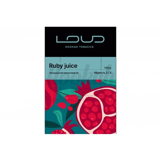 Заправка Loud Ruby Juice (Натуральний Гранатовий Сік) 100 g. 