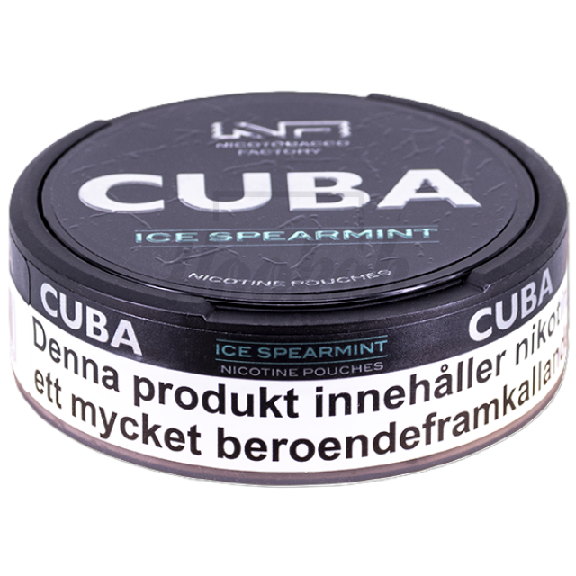 Снюс Cuba Black Ice Spearmint 43 mg/pouch 66 mg/g (Прохолодна м'ята) Снюс Cuba Black Ice Spearmint 43 mg/pouch 66 mg/g (Прохолодна м'ята)