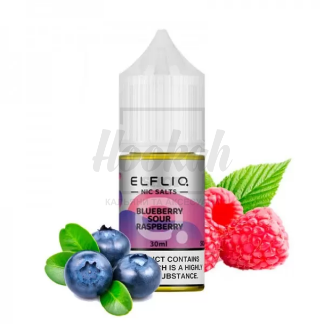 Рідина Elf Liq Blueberry Sour Raspberry (чорниця кисла малина) 30мл 5% Рідина Elf Liq Blueberry Sour Raspberry (чорниця кисла малина) 30мл 5%