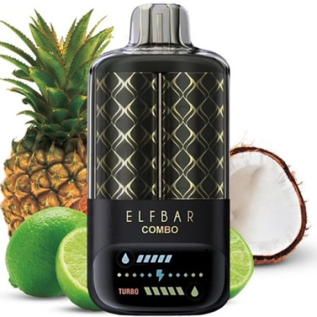 Електронна сигарета Elf Bar Combo 20000 Lime & Pineapple (лайм ананас)