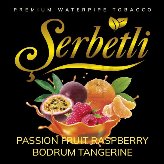 Тютюн Serbetli Passion Fruit Raspberry Bodrum Tangerine (Маракуя Малина Мандарин) 100 гр Тютюн Serbetli Passion Fruit Raspberry Bodrum Tangerine (Маракуя Малина Мандарин) 100 гр