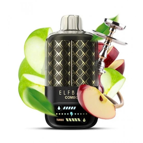 Електронна сигарета Elf Bar Combo 20000 Green Apple & Double Apple Shisha (Подвійне Яблуко) Електронна сигарета Elf Bar Combo 20000 Green Apple & Double Apple Shisha (Подвійне Яблуко)