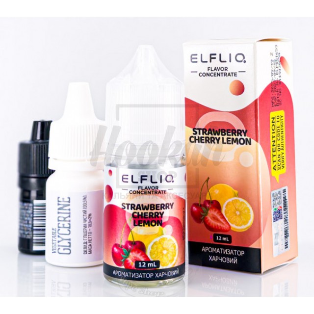 Рідина Набір Elf Liq Strawberry Cherry Lemon (Полуниця Вишня Лимон) 5% 30мл Рідина Набір Elf Liq Strawberry Cherry Lemon (Полуниця Вишня Лимон) 5% 30мл