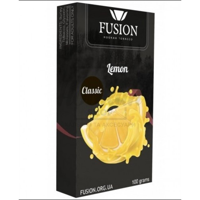Тютюн Fusion Classic Lemon (Лимон) 100 гр Тютюн Fusion Classic Lemon (Лимон) 100 гр