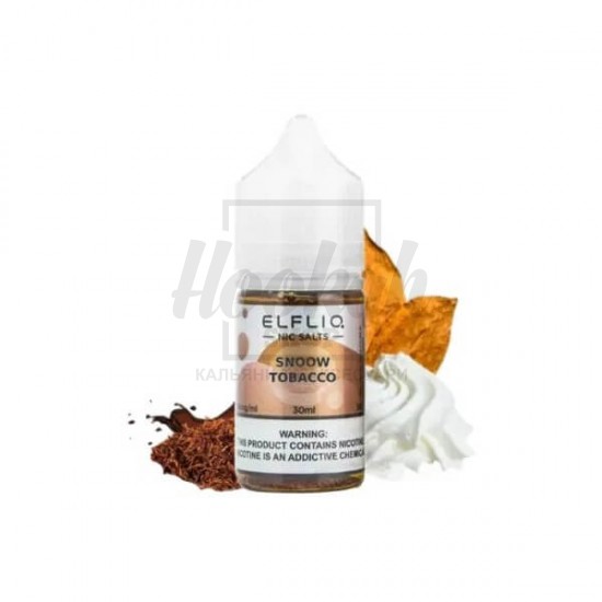 Рідина Elf Liq Snoow Tobacco (Кремовий Тютюн) 30мл 5% Рідина Elf Liq Snoow Tobacco (Кремовий Тютюн) 30мл 5%