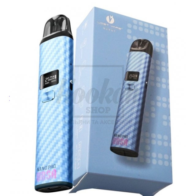 Pod-система Lost Vape Ursa Pro POD Kit Blue Carbon Pod-система Lost Vape Ursa Pro POD Kit Blue Carbon