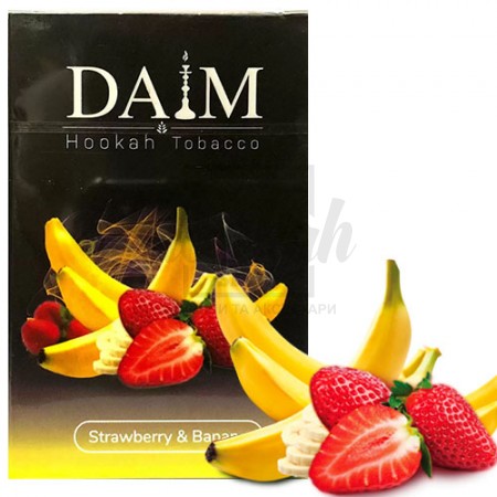 Тютюн Daim Strawberry & Banana (Полуниця Банан) 50 гр