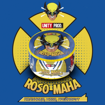 Тютюн Unity Roso Maha (Полуниця Ківі) 100 гр Тютюн Unity Roso Maha (Полуниця Ківі) 100 гр