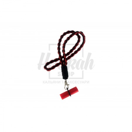 Персональный Мундштук Paracord Black-Red