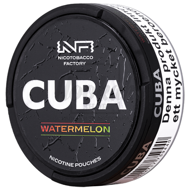 Снюс Cuba Black Watermelon 43 mg/pouch 66 mg/g (Кавун)