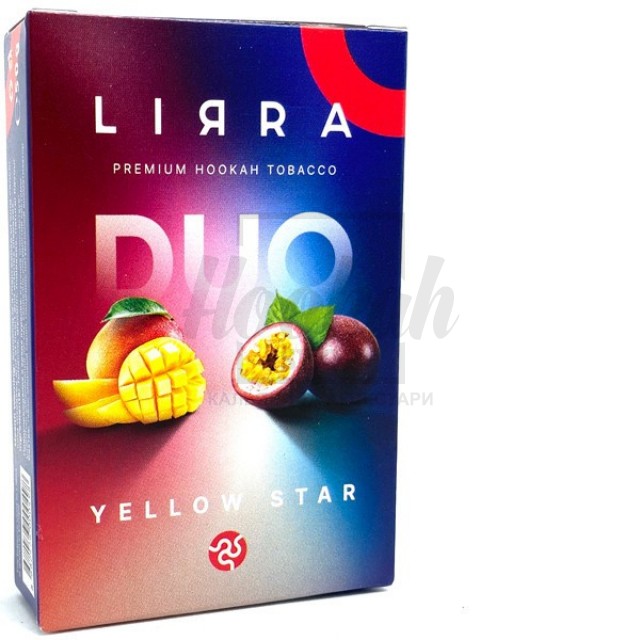 Тютюн Lirra Yellow Star (Манго Маракуя) 50 гр Тютюн Lirra Yellow Star (Манго Маракуя) 50 гр