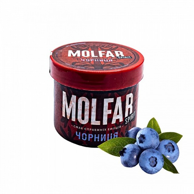 Тютюн Molfar Spirit Line Чорниця (Чорниця) 40 гр Тютюн Molfar Spirit Line Чорниця (Чорниця) 40 гр