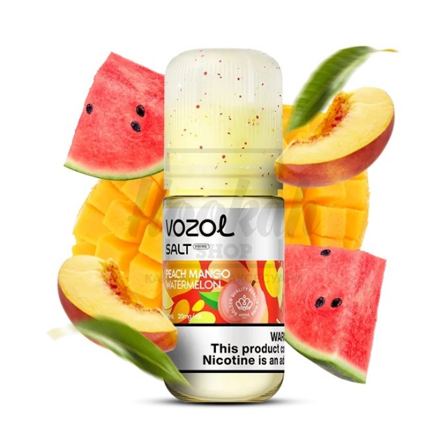 Рідина Vozol Peach Mango Watermelon (Персик Манго Кавун) 30мл 5%