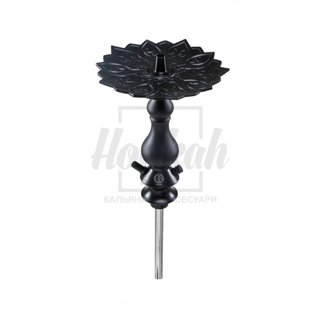 Шахта для кальяну Karma 0.1 BLACK чорна + блюдце Шахта для кальяну Karma 0.1 BLACK чорна + блюдце