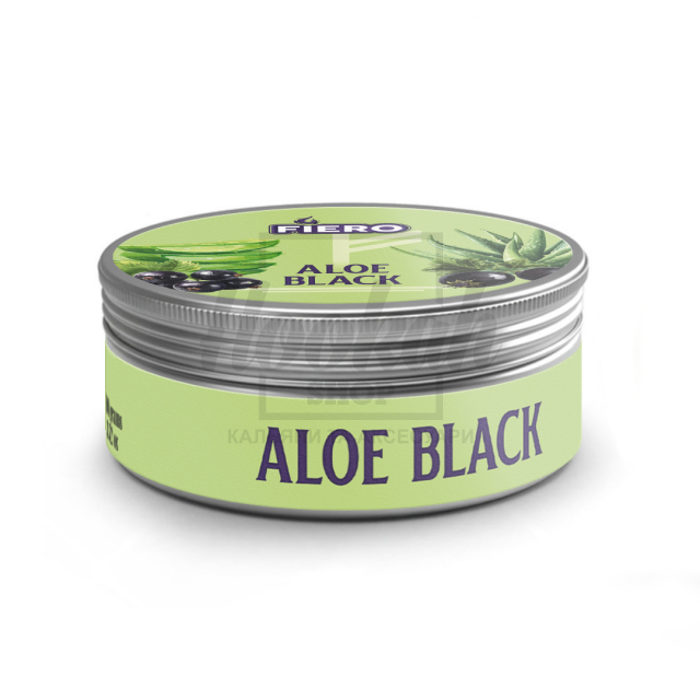 Тютюн Fiero Aloe Black (червона чорна смородина) 100 гр Тютюн Fiero Aloe Black (червона чорна смородина) 100 гр