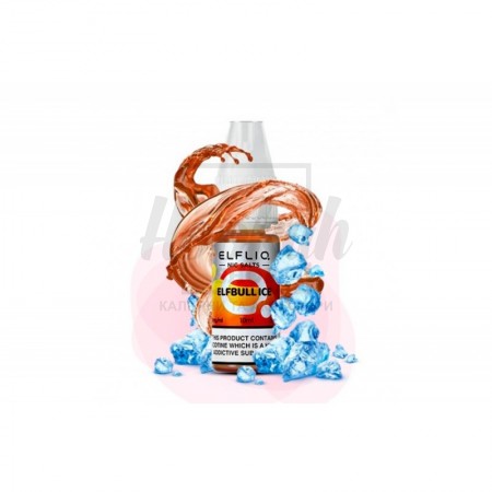 Рідина Elf Liq Elfbull Ice (Енергетик Айс) 10ml/50mg Salt Nic Рідина Elf Liq Elfbull Ice (Енергетик Айс) 10ml/50mg Salt Nic