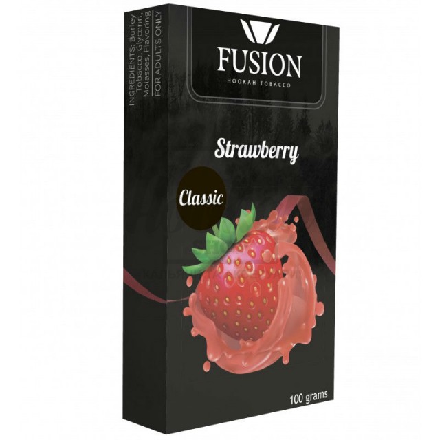 Тютюн Fusion Classic Strawberry (Полуниця) 100 гр Тютюн Fusion Classic Strawberry (Полуниця) 100 гр