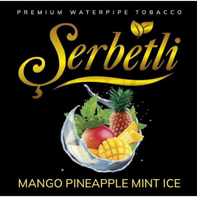 Тютюн Serbetli Mango Pineapple Mint Ice (Манго Ананас М'ята Лід) 100 гр Тютюн Serbetli Mango Pineapple Mint Ice (Манго Ананас М'ята Лід) 100 гр