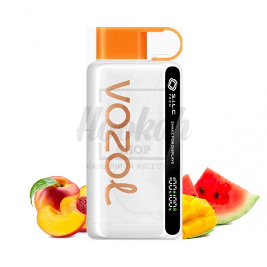 Електронна сигарета Vozol 12000 Peach Mango Watermelon (Персик Манго Кавун)
