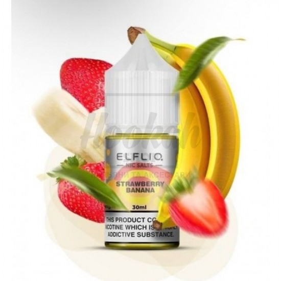 Рідина Elf Liq Strawberry Banana (Полуниця Банан) 30мл 5% Рідина Elf Liq Strawberry Banana (Полуниця Банан) 30мл 5%