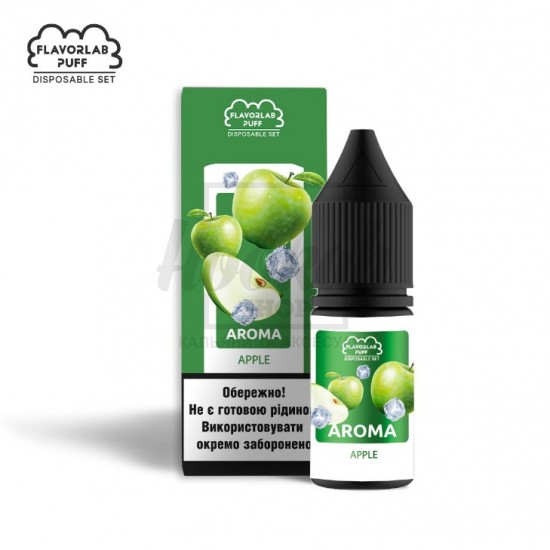 Рідина Набір Flavorlab Puff Apple (Яблуко) 10мл 5% Рідина Набір Flavorlab Puff Apple (Яблуко) 10мл 5%