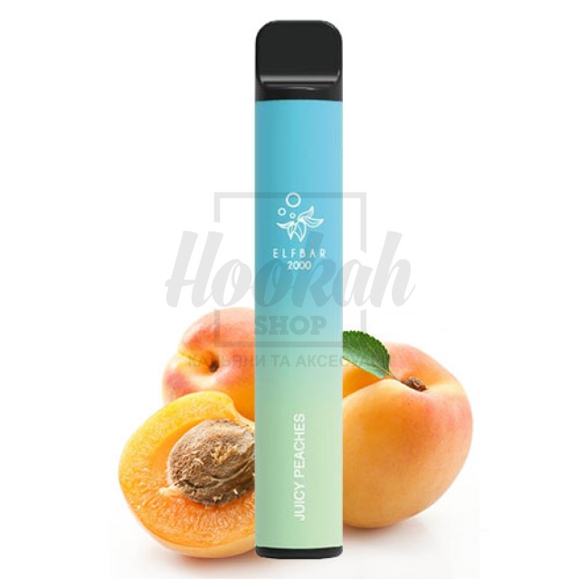 Електронна сигарета Elf Bar 2000 Juicy Peach (Соковитий Персик)