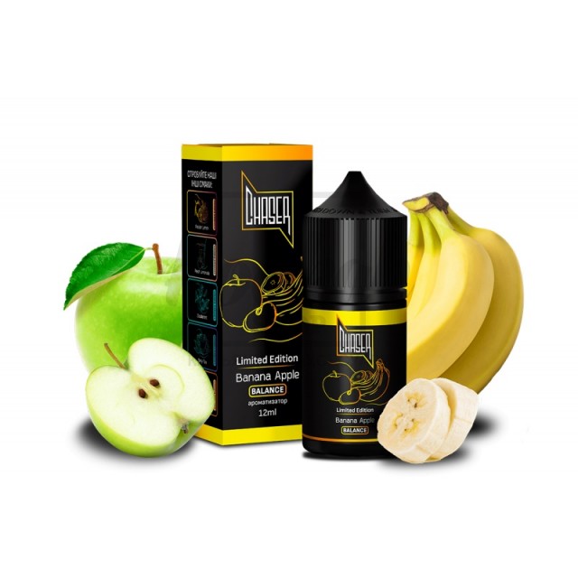 Набор Chaser Black Banana Apple (Банан, Яблоко) 30ml/50mg Salt Nic Набор Chaser Black Banana Apple (Банан, Яблоко) 30ml/50mg Salt Nic